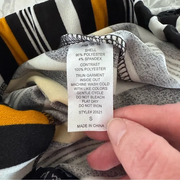 Olivia Blu Color Block Stretch Pencil Skirt Black Lace‎ Trim Women's Size Small - Picture 5 of 8